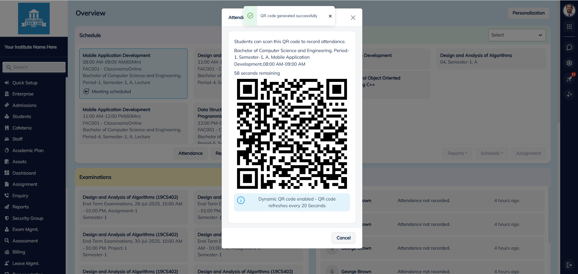 Attendance & Grade Tracking